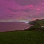Aurora Borealis over Lyme Bay - A rare sight!