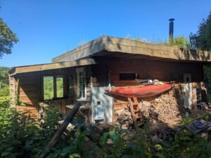 Ed's Shed front elevation.